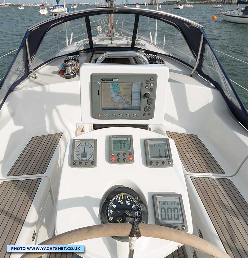 Instruments at helm